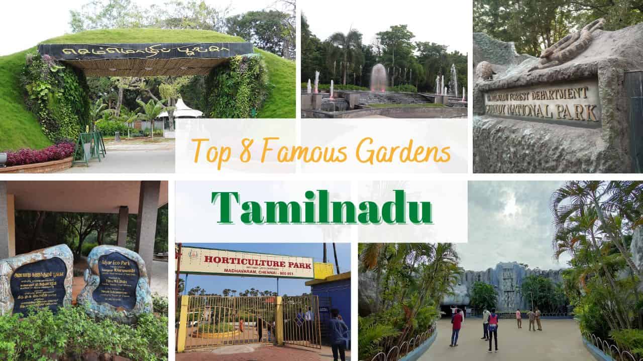 top 8 famous gardens in tamilnadu